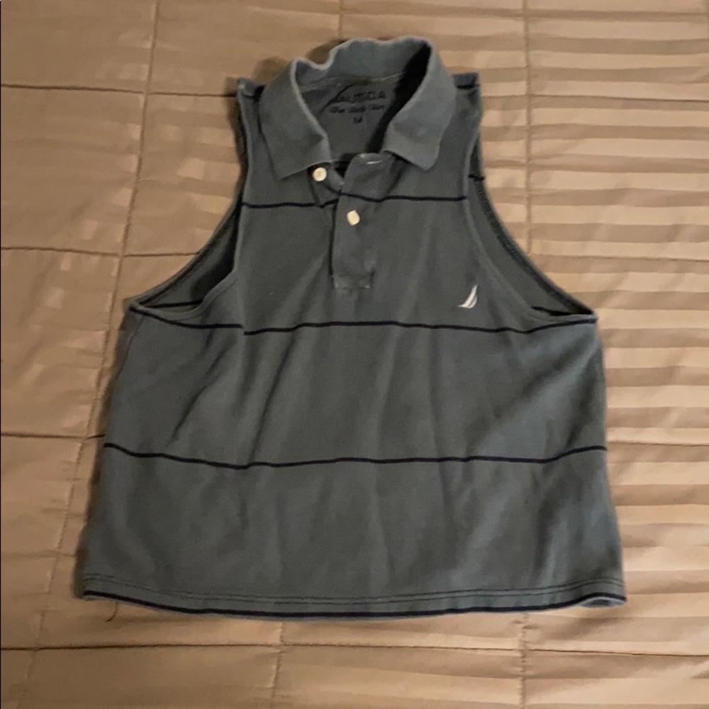 Náutica cropped tank top